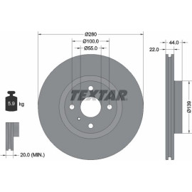 Bremsscheibe 92304205 Bremsscheibe 92304205