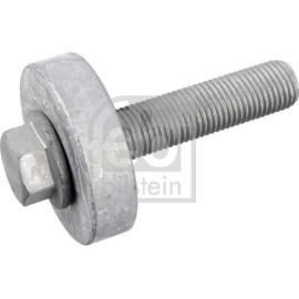 febi bilstein 30153 Kurbelwellenschraube mit unverlierbarer Scheibe M14 x 1,5 – stirnseitig, Gesamtlänge: 79,5 mm, Länge unter Kopf: 56 mm, SW: 18 mm, Klasse: 11.9, Antrieb: Außensechskant, zinklamellenbeschichtet, OE 77 03 102 139 / 82 00 312 462