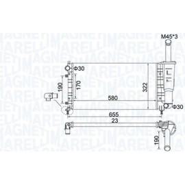 Magneti Marelli Motorkühler 350213183600
