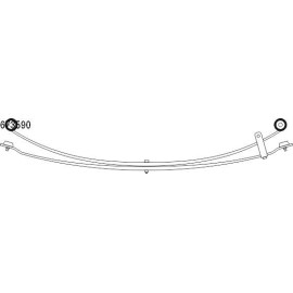 Federpaket - Federung/Dämpfung Iveco T. Daily Iii/Iv/V 99-14 (1+1) (750/750Mm) 10.673.590.00