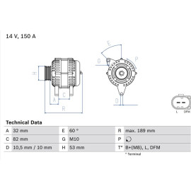 Lichtmaschine 0 986 047 140