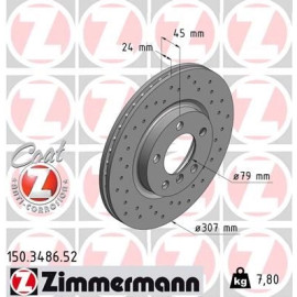 Bremsscheibe VA Sport 150.3486.52