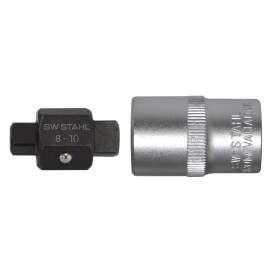 SW-Stahl Spezialnuss 8/10 + Einsatz 03000SB