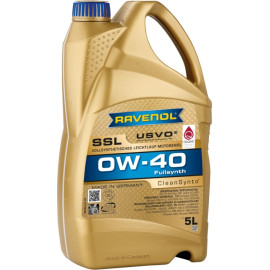 RAVENOL Motoröl Super Synthetik Öl SSL SAE 0W-40 5 Liter 1111108-005-01-999
