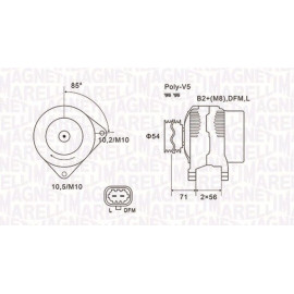 MAGNETI MARELLI Generator 063731960010