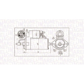 MAGNETI MARELLI Anlasser 063720984010