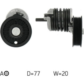 Spannrolle Multi-V VKM 31034