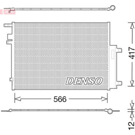 DENSO Klimaanlagenkühler DCN06017