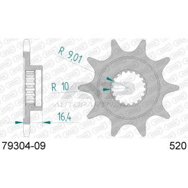 AFAM Ritzel 09 Zähne 79304-09