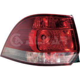 2241137 Alkar Heckleuchte 2241137 - links ohne Lampenträger rot/weiß 2241137 Alkar Heckleuchte 2241137 - links ohne Lampenträger rot/weiß