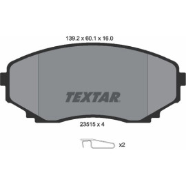 Bremsbelagsatz Mazda P.Mpv 99-06 2351501