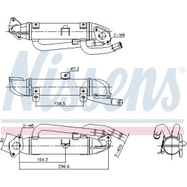 Nissens AGR-Kühler 989414 Nissens AGR-Kühler 989414