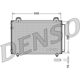 DENSO Klimaanlagenkühler DCN50024