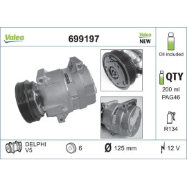 Kompressor, Klimaanlage 699197