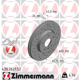 Bremsscheibe VA Sport 430.2621.52 Bremsscheibe VA Sport 430.2621.52