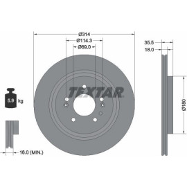 Bremsscheibe 92347503 Bremsscheibe 92347503