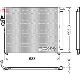 DENSO Kondensator, Klimaanlage DCN10049