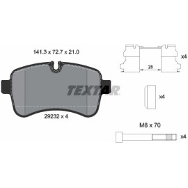 Bremsbelagsatz Iveco T. Daily 06-/11 2923201