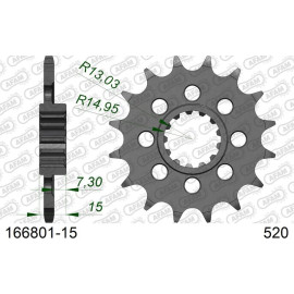 AFAM Ritzel 15 Zähne 166801-15