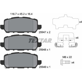 Bremsbelagsatz Honda T. Hr-V 1.5/1.6 I-Dtec 15 2594701