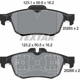 Textar Bremsbelagsatz 2526501 Textar Bremsbelagsatz 2526501