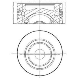 MAHLE Kolben 028 PI 00154 000