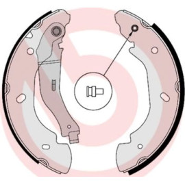 Bremsbackensatz HA S 24 538
