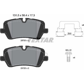 Bremsbelagsatz Landrover T. Range Rover 11 2572001