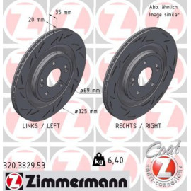 ZIMMERMANN Bremsscheibe 320.3829.53 ZIMMERMANN Bremsscheibe 320.3829.53