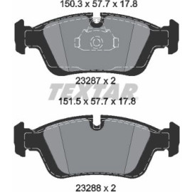Textar Bremsbelagsatz 2328702 Textar Bremsbelagsatz 2328702