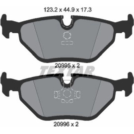 Textar Bremsbelagsatz 2099501 Textar Bremsbelagsatz 2099501
