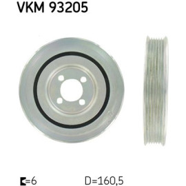 SKF Kurbelwellenriemenscheibe VKM 93205