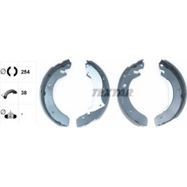 Bremsbacken Land Rover Freelander 98- 254X38 91055600