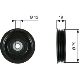 Spannrolle, Keilrippenriemen T39184