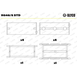 KURBELWELLENLAGER H046/5 STD
