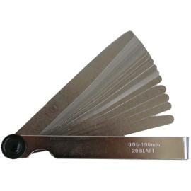 SW-Stahl Ventillehre 20 Blatt 09103SB