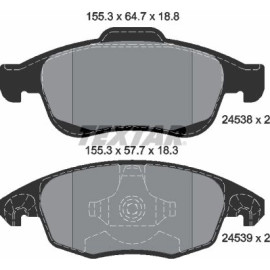 Bremsbelagsatz Citroen P. Berlingo 08-/C4/Ds4/Ds5/5008 2453801