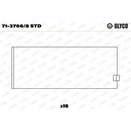 PLEUELLAGER 71-3706/8 STD