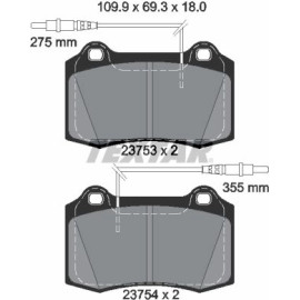 Bremsbelagsatz Peugeot S. 406 97 2375301