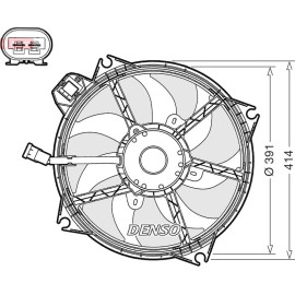 DENSO Lüfter, Motorkühlung DER23005