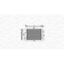 Magneti Marelli Klimakondensator 350203981000