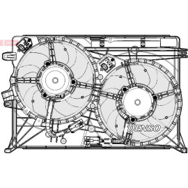 Denso Kühlerlüfter DER09075