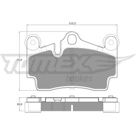 TOMEX brakes Bremsbelagsatz, Scheibenbremse TX 14-76