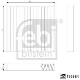 FEBI BILSTEIN Filter, Innenraumluft 195984