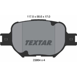 Bremsbelagsatz Toyota P. Corolla Verso 02-/Celica 2386401