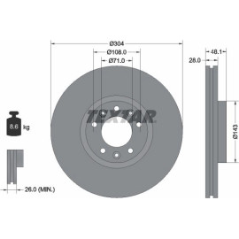 Bremsscheibe 92232305