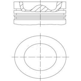 MAHLE Kolben 039 PI 00127 000