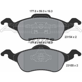Bremsbelagsatz Ford P. Focus 98 2315402