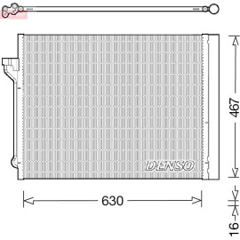 DENSO Klimaanlagenkühler DCN05029