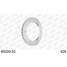AFAM Kettenrad STAHL 52 Zähne 65200-52